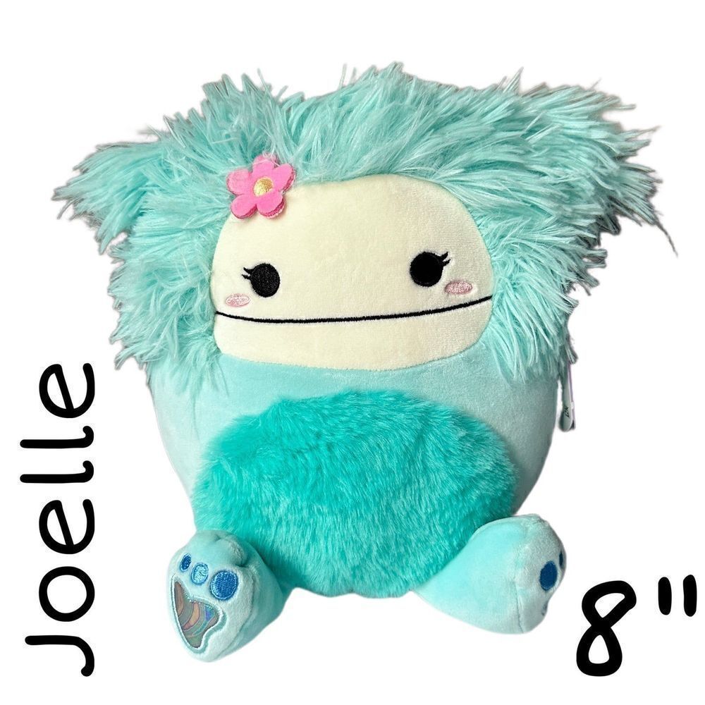 Squishmallows Joelle‎ the Bigfoot with Flower 8" Easter Release Stuffed Plush